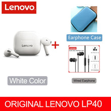 Load image into Gallery viewer, NEW Original Lenovo LP40 TWS Wireless Earphone Bluetooth 5.0 Dual Stereo Noise Reduction Bass Touch Control Long Standby 230mAH
