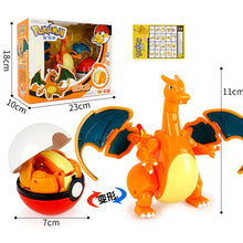 Load image into Gallery viewer, Genuine Pokemon Toy Set Toy Pocket Monster Pikachu Charmander  Mewtwo Lunala Scroll Action Figure Anime Model Children&#39;s Toys
