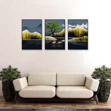 Load image into Gallery viewer, Fantasy abstract painting canvas painting art painting home wall decoration painting bedroom decoration trees and mountains canv
