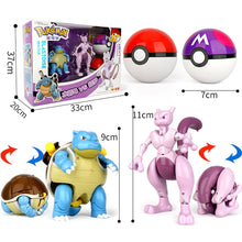 Load image into Gallery viewer, Genuine Pokemon Toy Set Toy Pocket Monster Pikachu Charmander  Mewtwo Lunala Scroll Action Figure Anime Model Children&#39;s Toys
