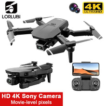 Load image into Gallery viewer, LORLUBI S68 Drone 4k HD Wide Angle Camera Wifi Fpv Height Keeping With Dual Camera Foldable Mini Dron Quadcopter Helicopter Toy
