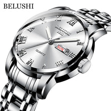 Load image into Gallery viewer, Top Brand Watch Men Stainless Steel Business Date Clock Waterproof Luminous Watches Mens Luxury Sport Quartz Wrist Watch
