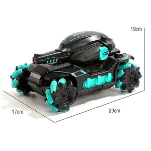 2.4g Remote Control Car Water Bomb Tank Gesture Sensing Can Launch Drift Universal Wheel Set And Children Interaction Toy