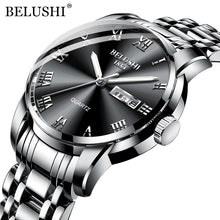 Load image into Gallery viewer, Top Brand Watch Men Stainless Steel Business Date Clock Waterproof Luminous Watches Mens Luxury Sport Quartz Wrist Watch
