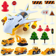 Load image into Gallery viewer, Toy Aircraft Music Story Simulation Track Inertia Children&#39;S Toy Aircraft Large Size Passenger Plane Kids Airliner Toy Car
