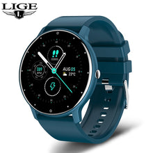 Load image into Gallery viewer, LIGE 2021 New Smart Watch Men Full Touch Screen Sport Fitness Watch IP67 Waterproof Bluetooth For Android ios smartwatch Men+box
