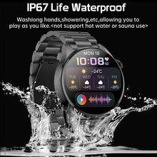 Load image into Gallery viewer, LIGE New Bluetooth Call Smart Watch Men Full Touch Sport Fitness Watches Waterproof Heart Rate Steel Band Smartwatch Android iOS
