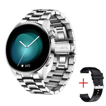 Load image into Gallery viewer, LIGE New Bluetooth Call Smart Watch Men Full Touch Sport Fitness Watches Waterproof Heart Rate Steel Band Smartwatch Android iOS
