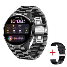 Load image into Gallery viewer, LIGE New Bluetooth Call Smart Watch Men Full Touch Sport Fitness Watches Waterproof Heart Rate Steel Band Smartwatch Android iOS
