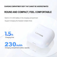 Load image into Gallery viewer, NEW Original Lenovo LP40 TWS Wireless Earphone Bluetooth 5.0 Dual Stereo Noise Reduction Bass Touch Control Long Standby 230mAH
