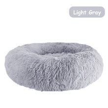 Load image into Gallery viewer, Donut Dog Bed Warm Soft Long Plush Pet Cushion For Samll Large Dog House Cat Calming Bed Washable Kennel Sofa Dogs Supplies
