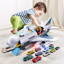Load image into Gallery viewer, Toy Aircraft Music Story Simulation Track Inertia Children&#39;S Toy Aircraft Large Size Passenger Plane Kids Airliner Toy Car
