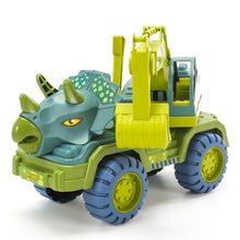 Load image into Gallery viewer, Car Toy Dinosaurs Transport Car Carrier Truck Toy Pull Back Vehicle Toy with Dinosaur Christmas Gift for Children
