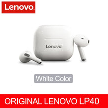 Load image into Gallery viewer, NEW Original Lenovo LP40 TWS Wireless Earphone Bluetooth 5.0 Dual Stereo Noise Reduction Bass Touch Control Long Standby 230mAH
