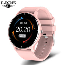 Load image into Gallery viewer, LIGE 2021 New Smart Watch Men Full Touch Screen Sport Fitness Watch IP67 Waterproof Bluetooth For Android ios smartwatch Men+box
