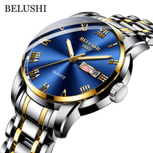 Load image into Gallery viewer, Top Brand Watch Men Stainless Steel Business Date Clock Waterproof Luminous Watches Mens Luxury Sport Quartz Wrist Watch
