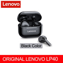 Load image into Gallery viewer, NEW Original Lenovo LP40 TWS Wireless Earphone Bluetooth 5.0 Dual Stereo Noise Reduction Bass Touch Control Long Standby 230mAH
