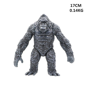 Godzilla VS King Kong Of Monsters Soft Rubber Large Doll Action Figure PVC Toy Hand Made Model Fury Dinosaur Joint Movable Figma