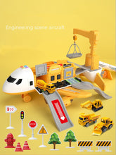Load image into Gallery viewer, Toy Aircraft Music Story Simulation Track Inertia Children&#39;S Toy Aircraft Large Size Passenger Plane Kids Airliner Toy Car
