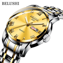 Load image into Gallery viewer, Top Brand Watch Men Stainless Steel Business Date Clock Waterproof Luminous Watches Mens Luxury Sport Quartz Wrist Watch
