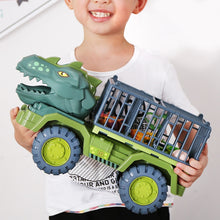 Load image into Gallery viewer, Car Toy Dinosaurs Transport Car Carrier Truck Toy Pull Back Vehicle Toy with Dinosaur Christmas Gift for Children
