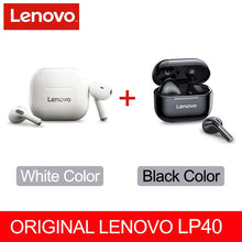 Load image into Gallery viewer, NEW Original Lenovo LP40 TWS Wireless Earphone Bluetooth 5.0 Dual Stereo Noise Reduction Bass Touch Control Long Standby 230mAH
