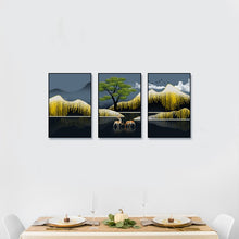 Load image into Gallery viewer, Fantasy abstract painting canvas painting art painting home wall decoration painting bedroom decoration trees and mountains canv
