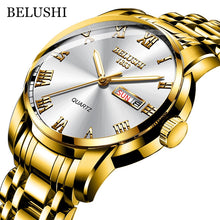 Load image into Gallery viewer, Top Brand Watch Men Stainless Steel Business Date Clock Waterproof Luminous Watches Mens Luxury Sport Quartz Wrist Watch
