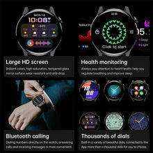 Load image into Gallery viewer, LIGE New Bluetooth Call Smart Watch Men Full Touch Sport Fitness Watches Waterproof Heart Rate Steel Band Smartwatch Android iOS
