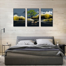 Load image into Gallery viewer, Fantasy abstract painting canvas painting art painting home wall decoration painting bedroom decoration trees and mountains canv
